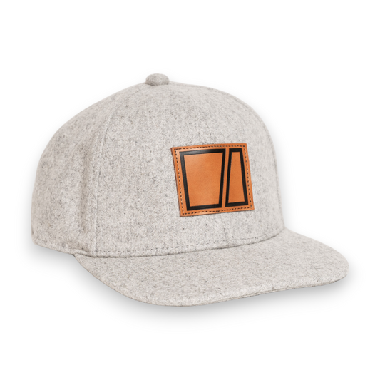 Pilot Project Flat Brim Wool Hat with Patch