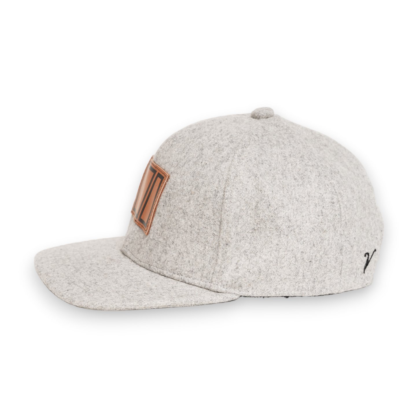 Pilot Project Flat Brim Wool Hat with Patch