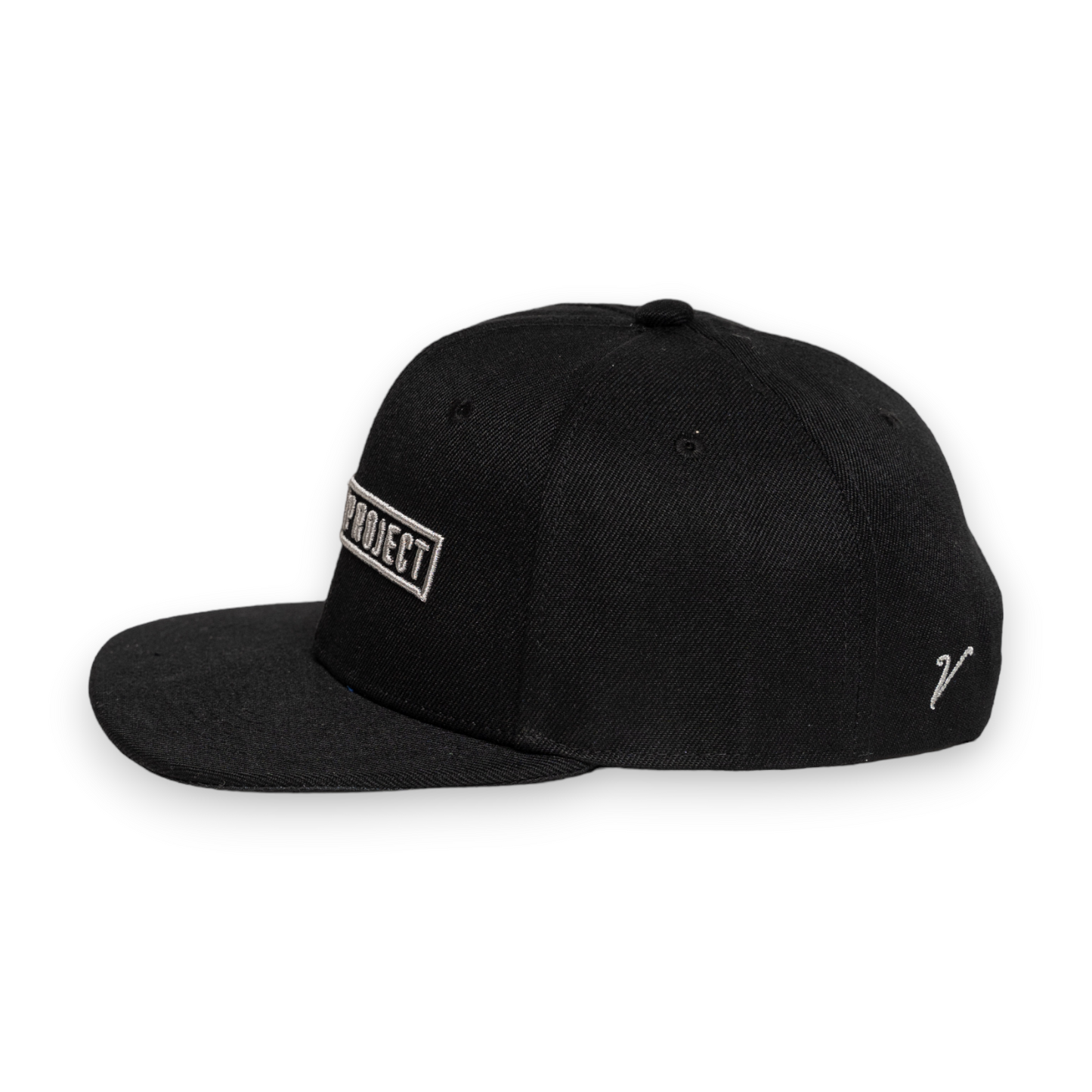 Pilot Project Flat Brim with Silver Logo